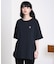 MARY QUANT BACK APPLIQUE T-SHIRT