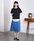 MARY QUANT BACK APPLIQUE T-SHIRT