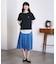 MARY QUANT BACK APPLIQUE T-SHIRT