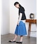 MARY QUANT BACK APPLIQUE T-SHIRT