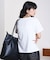 MARY QUANT BACK APPLIQUE T-SHIRT