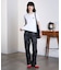 MARY QUANT BACK APPLIQUE T-SHIRT
