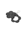 MARY QUANT DAISY MIRROR BAG CHARM
