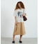 REGIMENTAL STRIPE SKIRT GRAPHIC DRESS