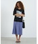 REGIMENTAL STRIPE SKIRT GRAPHIC DRESS