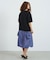 REGIMENTAL STRIPE SKIRT GRAPHIC DRESS