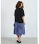 REGIMENTAL STRIPE SKIRT GRAPHIC DRESS