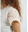 LACE SLEEVE GRAPHIC TOP