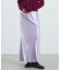 SATIN LONG SKIRT
