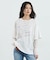 LACE SLEEVE LAYERED TEE