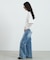 LACE SLEEVE LAYERED TEE