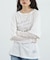 LACE SLEEVE LAYERED TEE