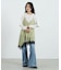 FLOCKED TULLE CAMI DRESS