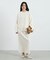 LACE HEM TOP AND SKIRT SET