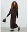 MIXED FABRIC HOODIE AND SKIRT SET