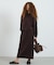 MIXED FABRIC HOODIE AND SKIRT SET