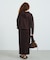 MIXED FABRIC HOODIE AND SKIRT SET