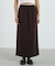 MIXED FABRIC HOODIE AND SKIRT SET