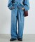 RIVETED DENIM PANTS