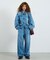 RIVETED DENIM PANTS