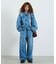 RIVETED DENIM PANTS