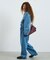 RIVETED DENIM PANTS