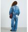 RIVETED DENIM PANTS
