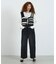 RIVETED DENIM PANTS