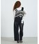RIVETED DENIM PANTS