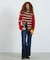 MULTI STRIPE KNIT CARDIGAN