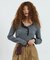 SQUARE NECK RIB TOP