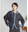 KNIT x DENIM CARDIGAN