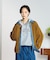 KNIT x DENIM CARDIGAN
