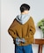KNIT x DENIM CARDIGAN