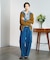 KNIT x DENIM CARDIGAN