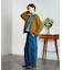 KNIT x DENIM CARDIGAN