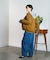 KNIT x DENIM CARDIGAN