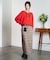 CHECK PENCIL SKIRT
