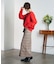 CHECK PENCIL SKIRT