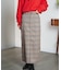 CHECK PENCIL SKIRT