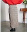 CHECK PENCIL SKIRT
