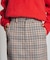 CHECK PENCIL SKIRT