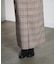 CHECK PENCIL SKIRT