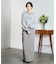 CHECK PENCIL SKIRT