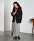 CHECK PENCIL SKIRT