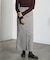CHECK PENCIL SKIRT