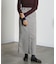 CHECK PENCIL SKIRT