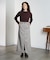 CHECK PENCIL SKIRT