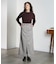 CHECK PENCIL SKIRT