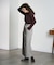 CHECK PENCIL SKIRT